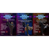 3 DVD SET Secrets of Championship Tournament Karate - Michele Krasnoo